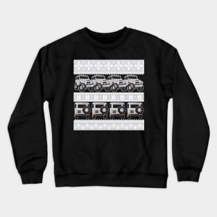 FJ40 Christmas Sweater in Silver Crewneck Sweatshirt